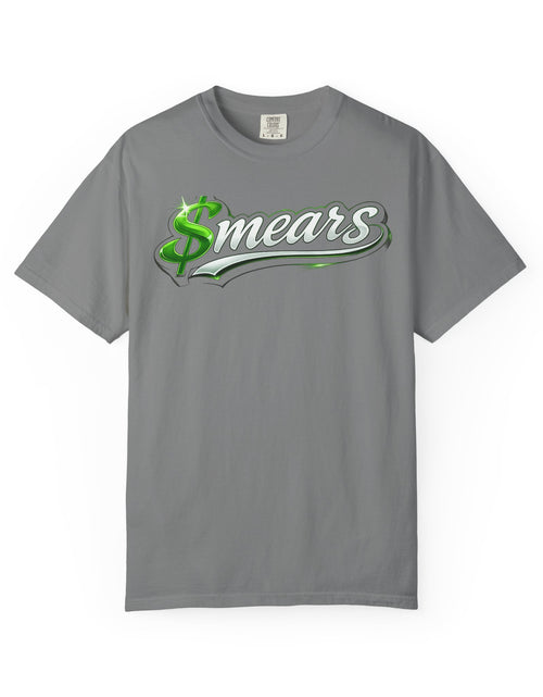 Load image into Gallery viewer, Smear Script T-Shirt — Bold Lip Art &amp; mears Streetwear Tee
