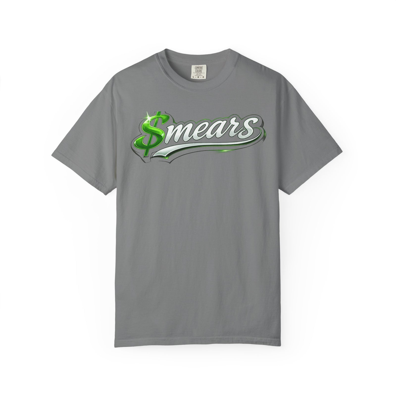 Smear Script T-Shirt — Bold Lip Art & mears Streetwear Tee
