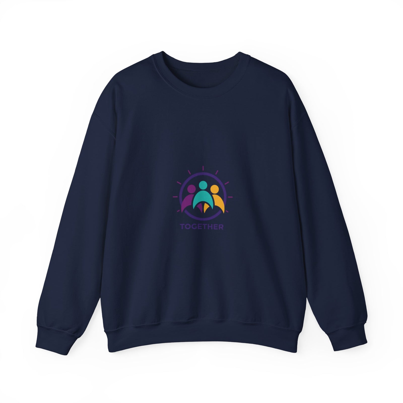 Solidarity Icon 'Together' Crewneck Sweatshirt | equality icon, minimal feminist design