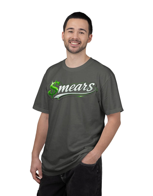 Load image into Gallery viewer, Smear Script T-Shirt — Bold Lip Art &amp; mears Streetwear Tee
