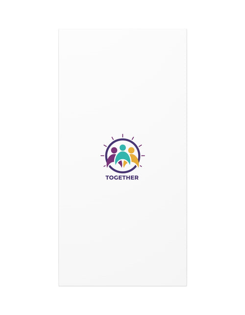 Load image into Gallery viewer, Together solidarity icon Canvas, Minimalist equality symbol, Support badge
