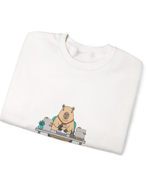 Load image into Gallery viewer, Escalated for Further Escalation Sweatshirt | office raccoon, animal HR meme
