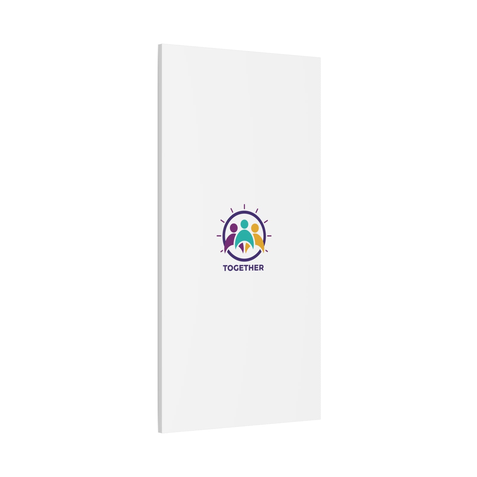 Together solidarity icon Canvas, Minimalist equality symbol, Support badge