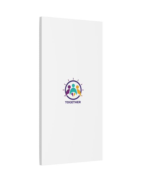 Load image into Gallery viewer, Together solidarity icon Canvas, Minimalist equality symbol, Support badge
