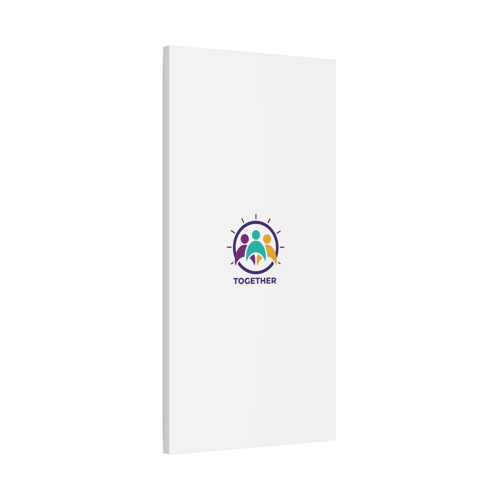 Together solidarity icon Canvas, Minimalist equality symbol, Support badge