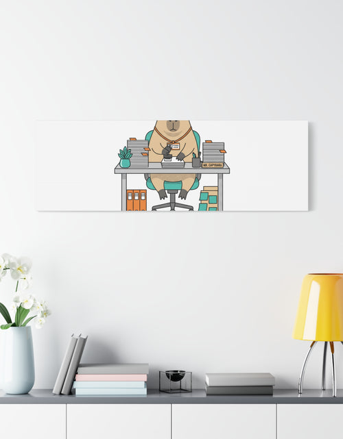 Load image into Gallery viewer, Escalated for Further Escalation Canvas | Unhinged Animal Bureaucracy, Office Animal Illustration
