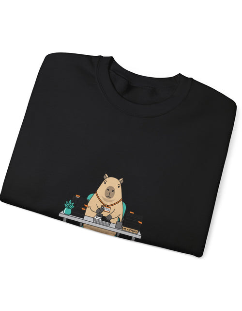 Load image into Gallery viewer, Escalated for Further Escalation Sweatshirt | office raccoon, animal HR meme
