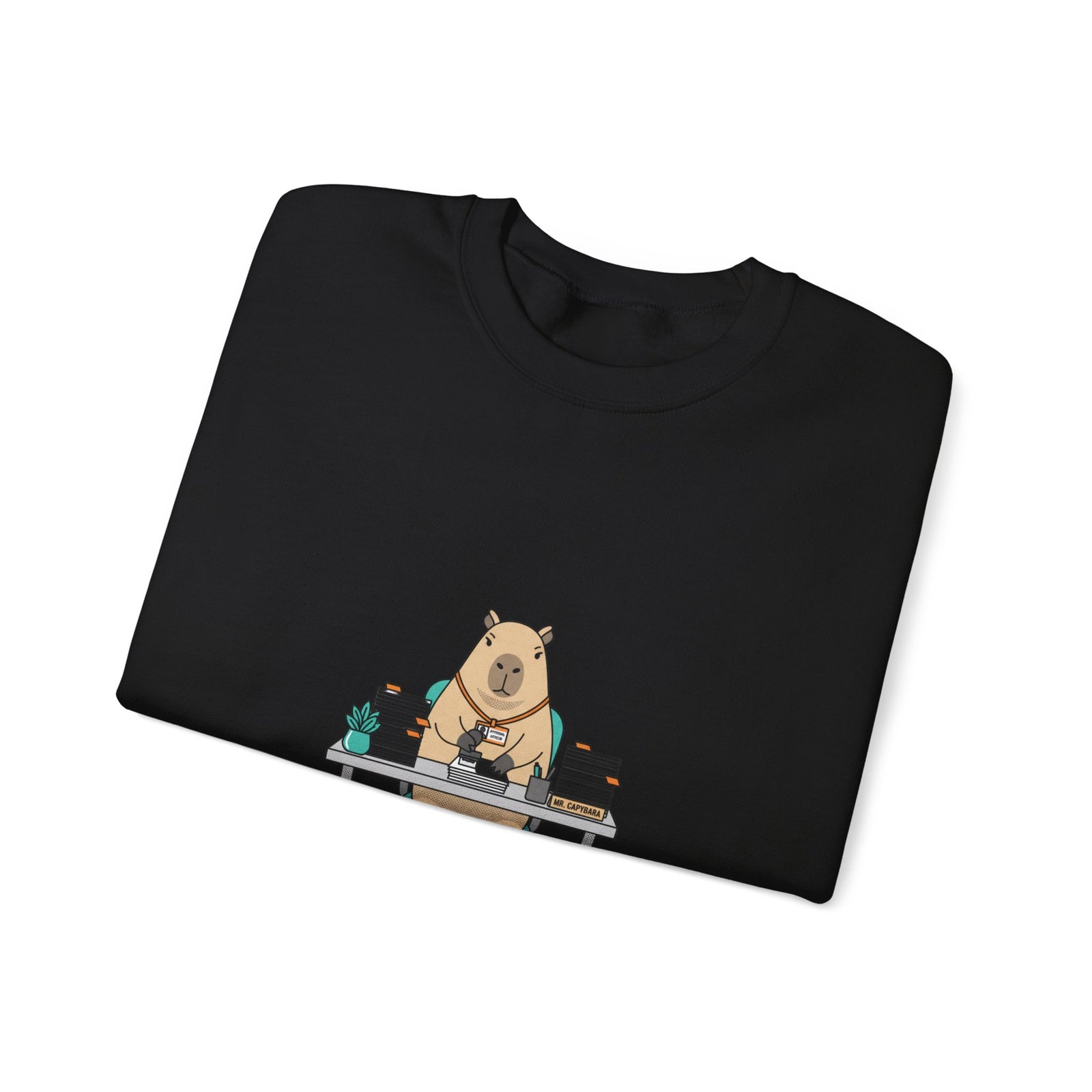 Escalated for Further Escalation Sweatshirt | office raccoon, animal HR meme