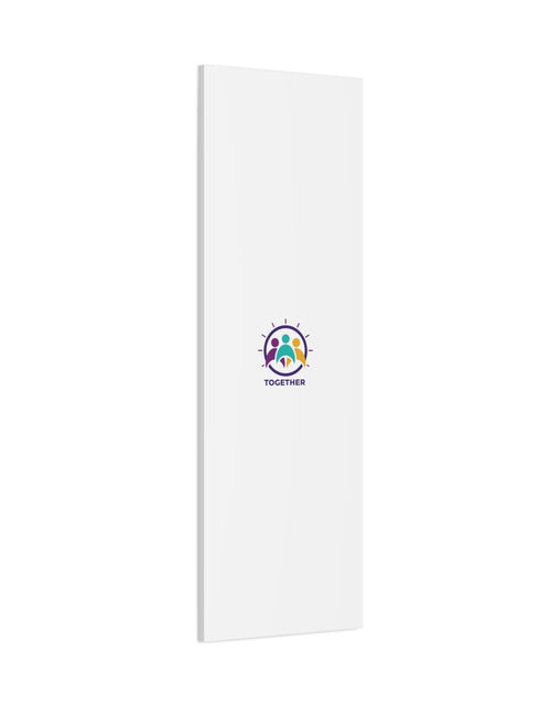 Load image into Gallery viewer, Together solidarity icon Canvas, Minimalist equality symbol, Support badge
