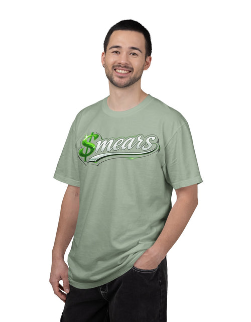 Load image into Gallery viewer, Smear Script T-Shirt — Bold Lip Art &amp; mears Streetwear Tee
