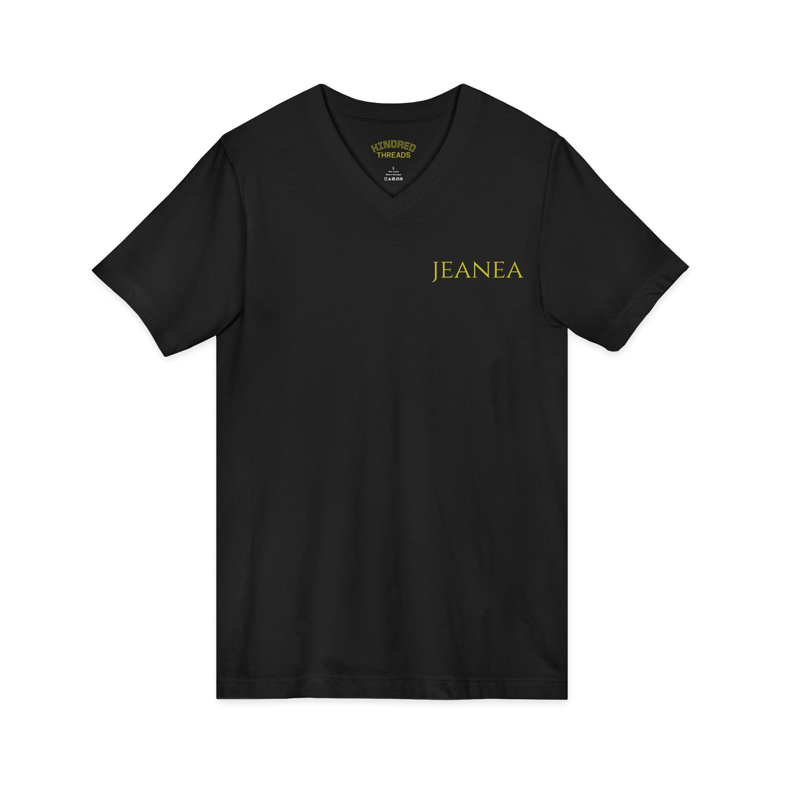 Unisex Jersey Short Sleeve V-Neck Tee