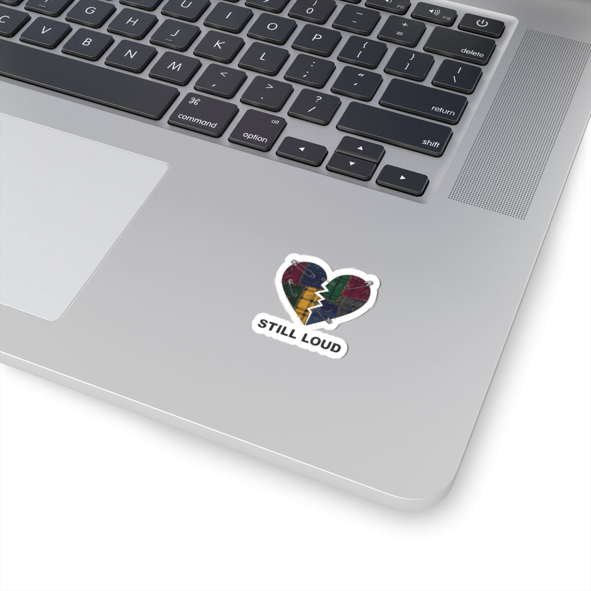 Still Loud Broken Heart Sticker | grunge plaid, 90s rock revival