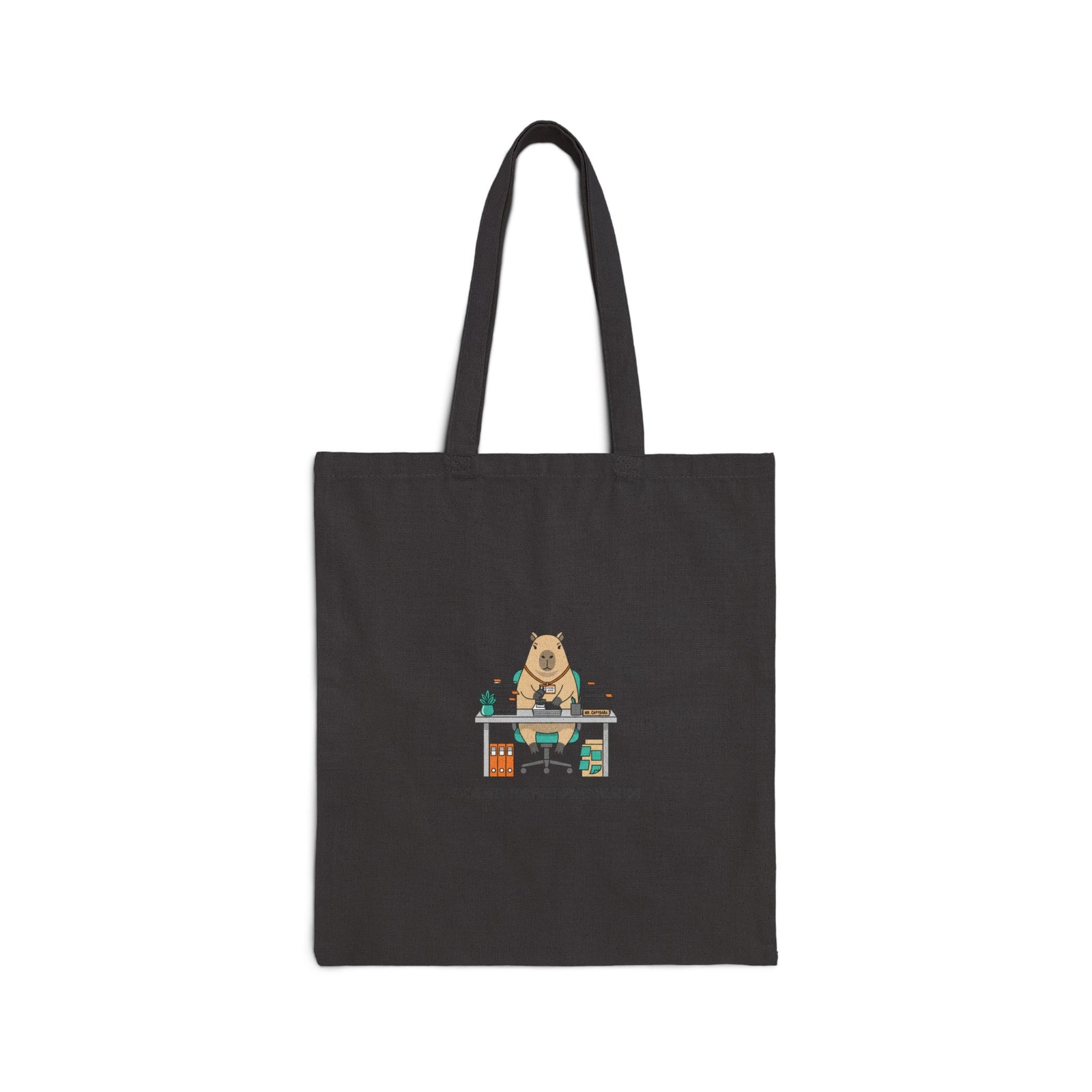 Bear Office Worker Tote, Unhinged Animal Bureaucracy, Deadpan Work Humor