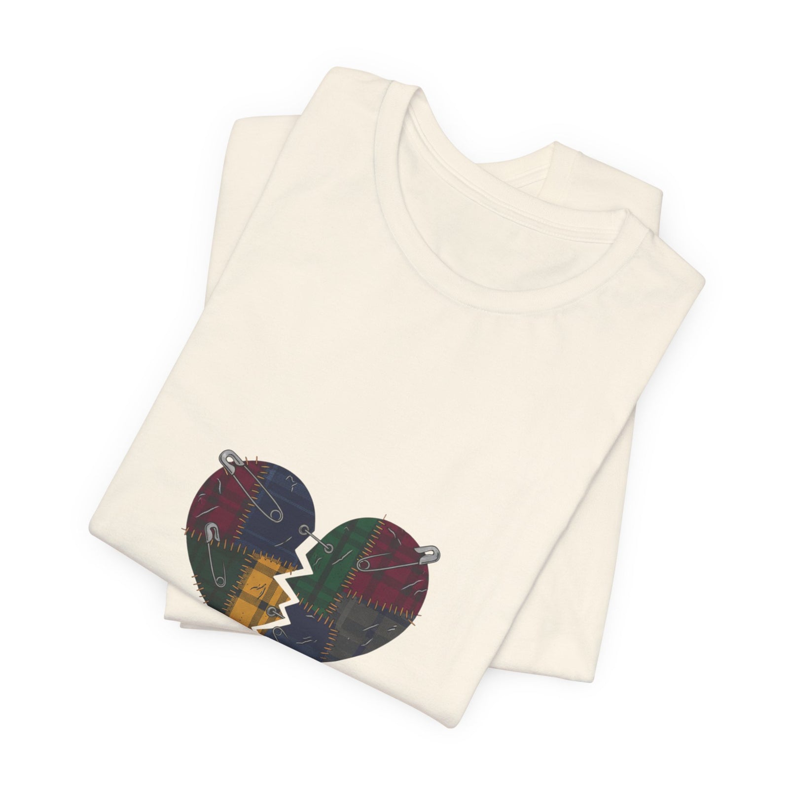 Plaid Broken Heart 'Still Loud' Tee | grunge shirt, punk graphic tee