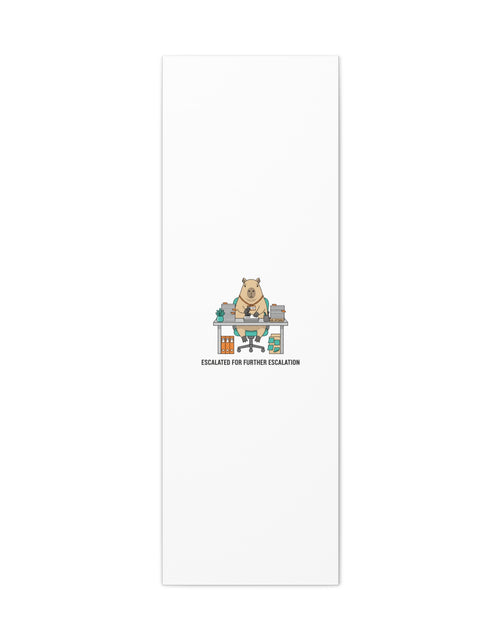 Load image into Gallery viewer, Escalated for Further Escalation Canvas | Unhinged Animal Bureaucracy, Office Animal Illustration
