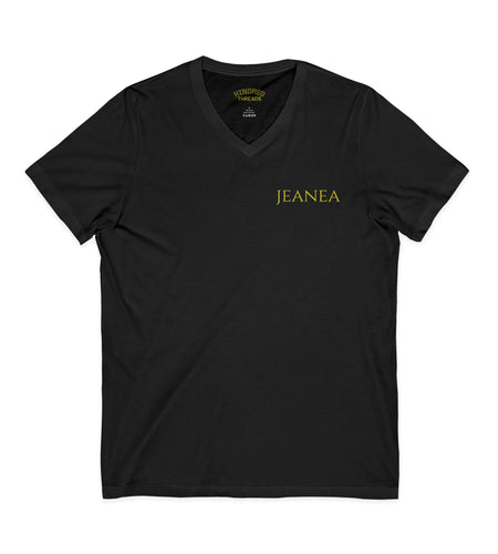 Unisex Jersey Short Sleeve V-Neck Tee