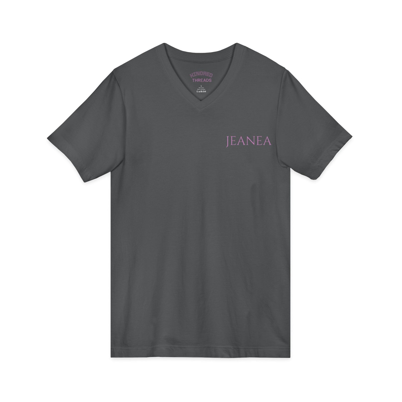 Unisex Jersey Short Sleeve V-Neck Tee