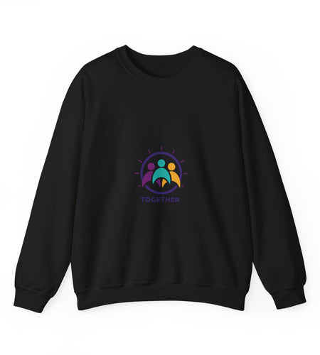 Solidarity Icon 'Together' Crewneck Sweatshirt | equality icon, minimal feminist design