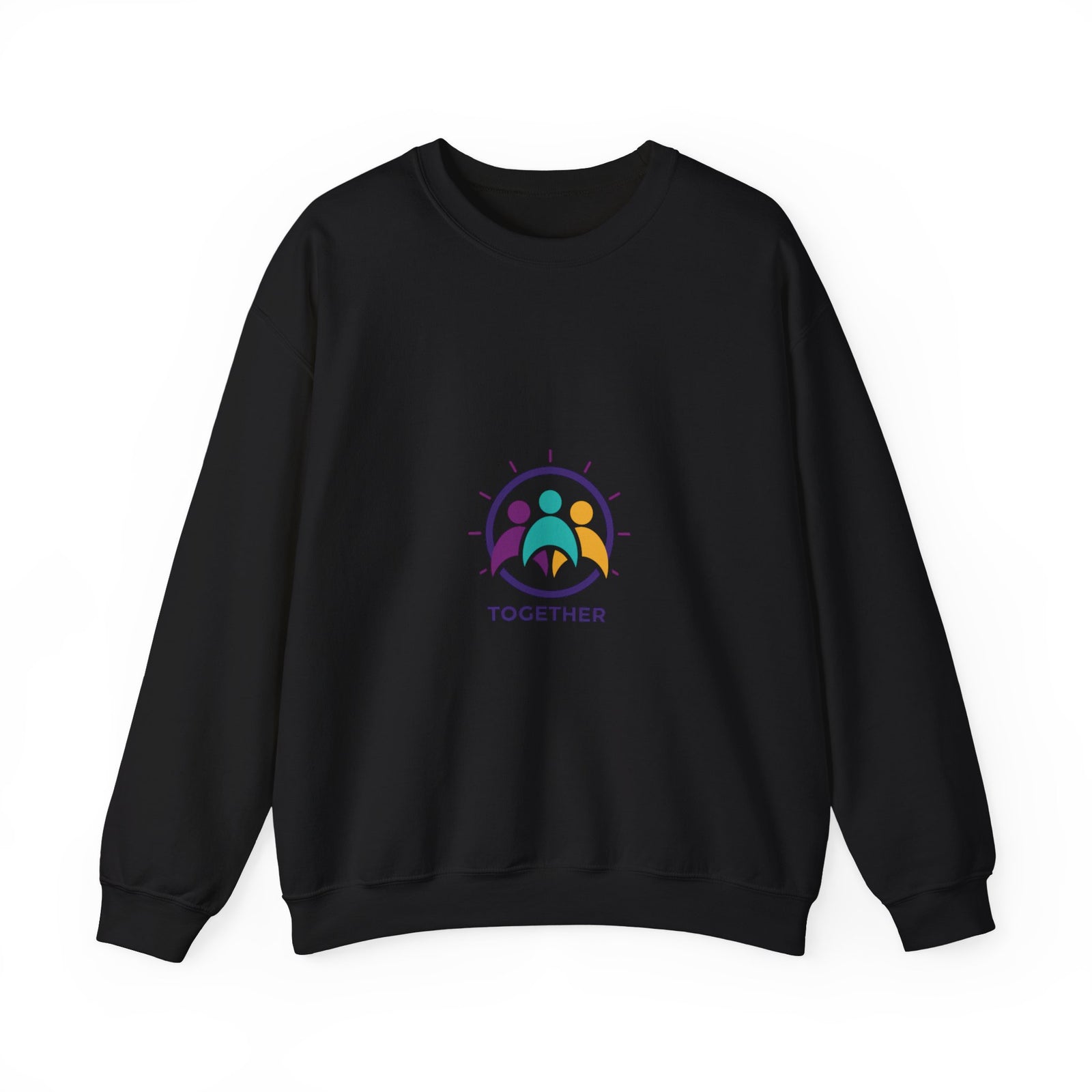 Solidarity Icon 'Together' Crewneck Sweatshirt | equality icon, minimal feminist design
