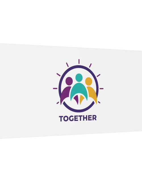 Load image into Gallery viewer, Together solidarity icon Canvas, Minimalist equality symbol, Support badge
