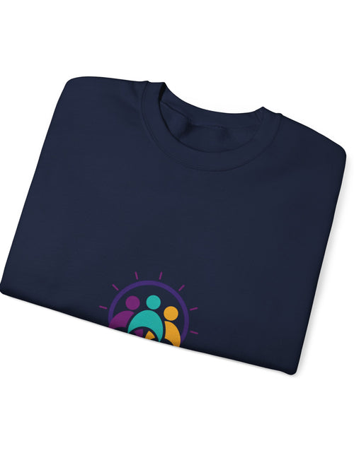 Load image into Gallery viewer, Solidarity Icon 'Together' Crewneck Sweatshirt | equality icon, minimal feminist design

