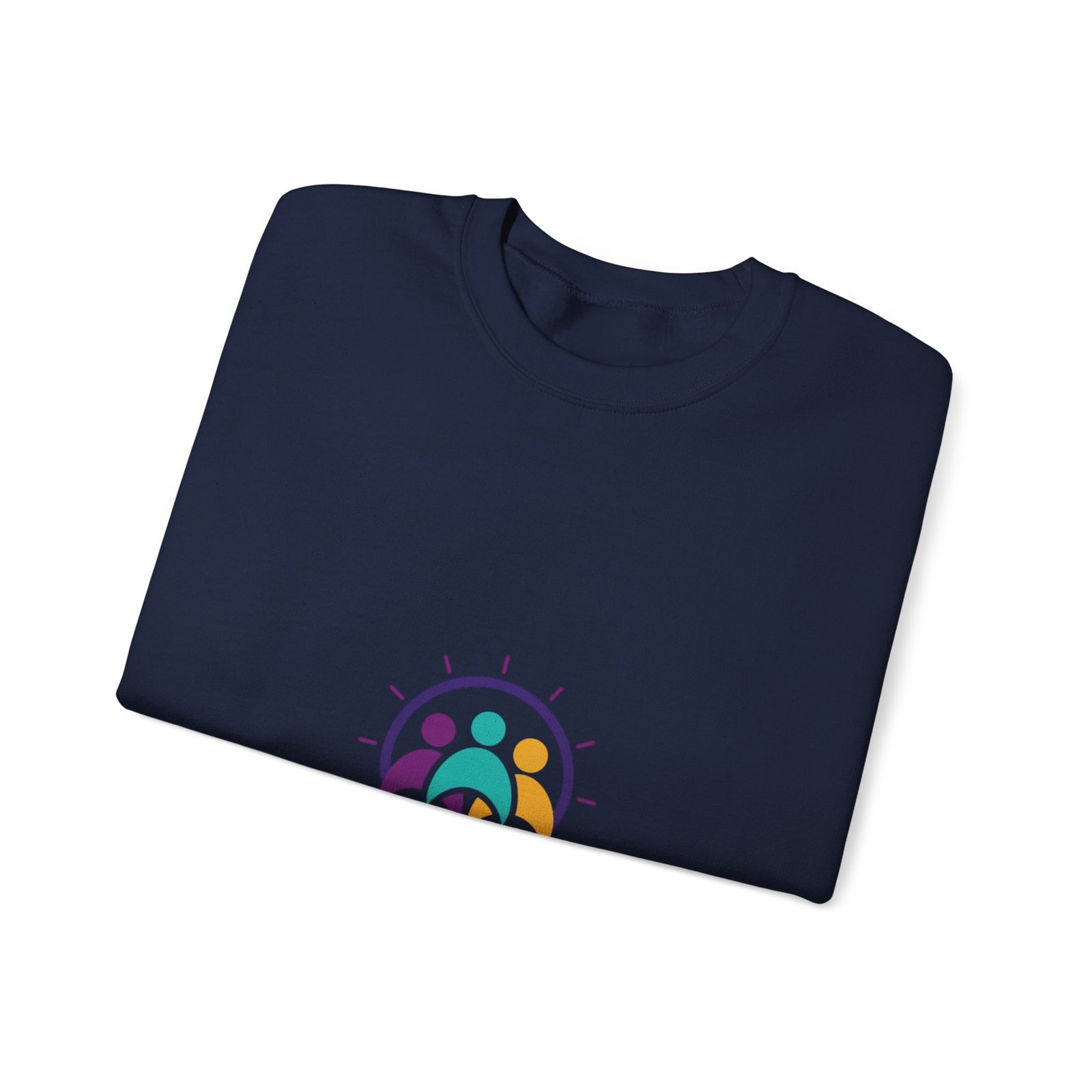Solidarity Icon 'Together' Crewneck Sweatshirt | equality icon, minimal feminist design