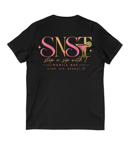 Unisex Jersey Short Sleeve V-Neck Tee