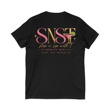 Unisex Jersey Short Sleeve V-Neck Tee