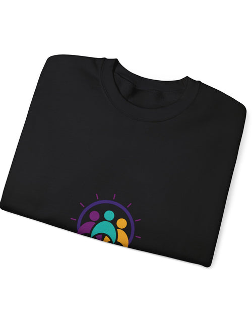 Load image into Gallery viewer, Solidarity Icon 'Together' Crewneck Sweatshirt | equality icon, minimal feminist design

