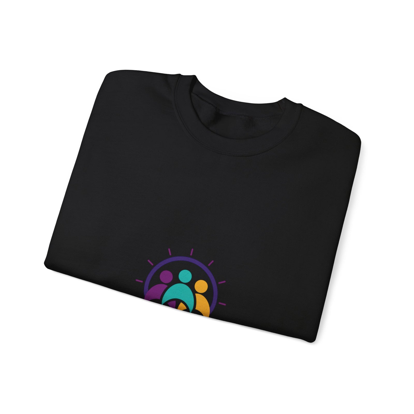 Solidarity Icon 'Together' Crewneck Sweatshirt | equality icon, minimal feminist design