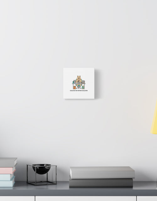 Load image into Gallery viewer, Escalated for Further Escalation Canvas | Unhinged Animal Bureaucracy, Office Animal Illustration
