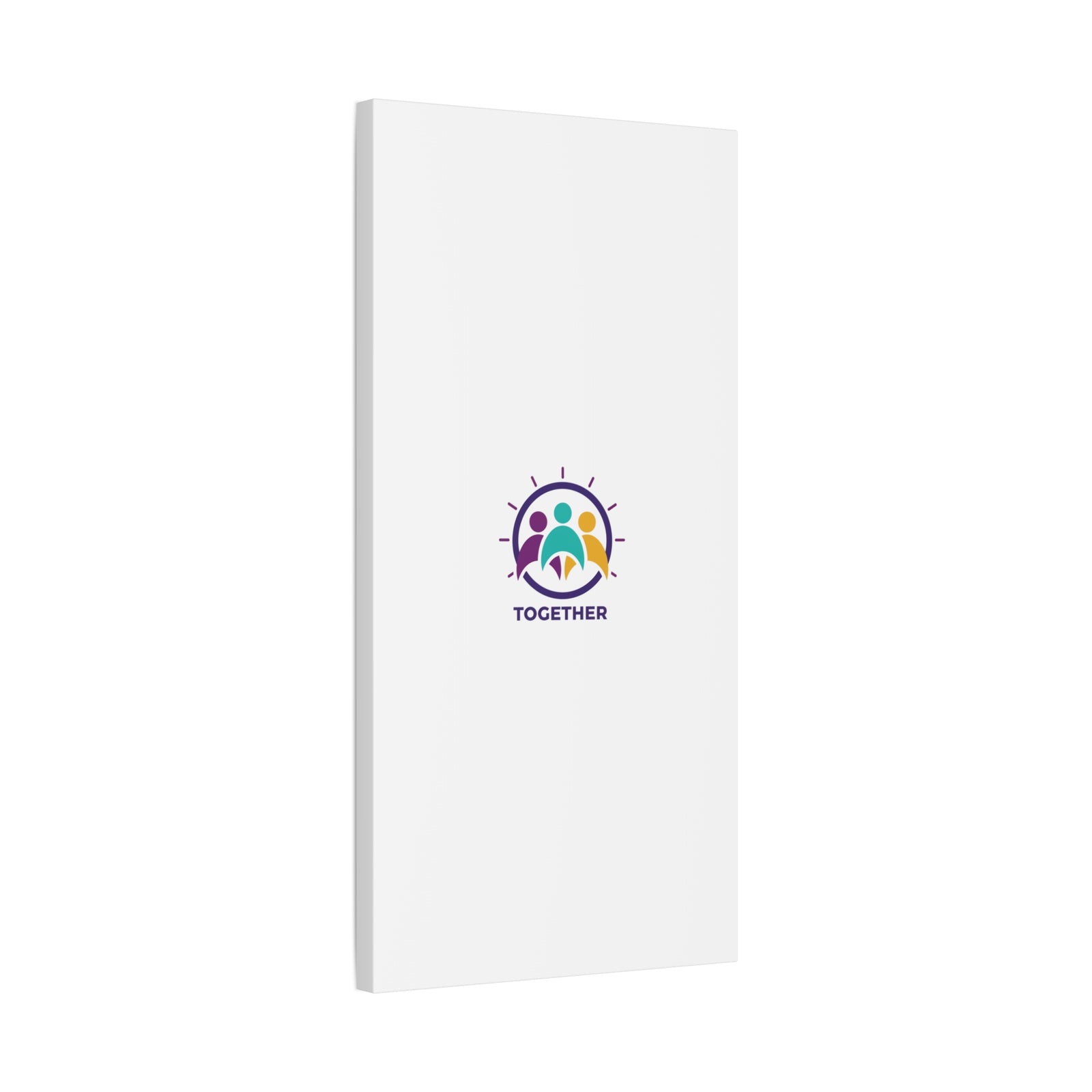 Together solidarity icon Canvas, Minimalist equality symbol, Support badge