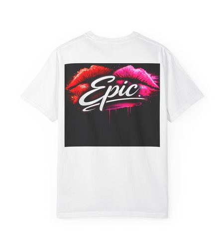 Smear Script T-Shirt — Bold Lip Art & mears Streetwear Tee