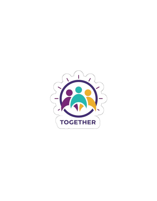 Load image into Gallery viewer, Solidarity Icon Together Sticker | equality icon, minimal feminist design
