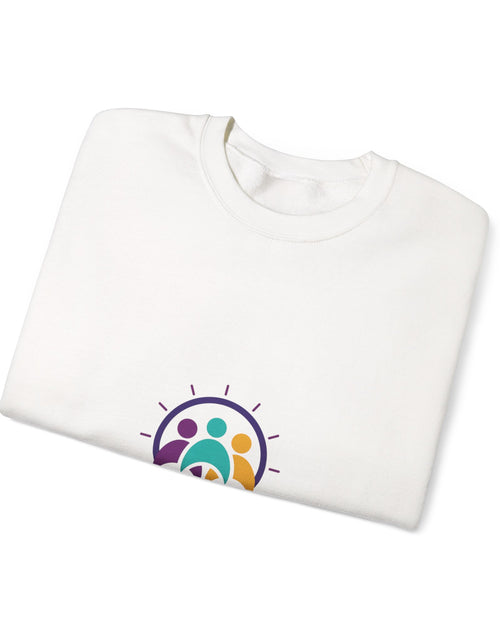 Load image into Gallery viewer, Solidarity Icon 'Together' Crewneck Sweatshirt | equality icon, minimal feminist design
