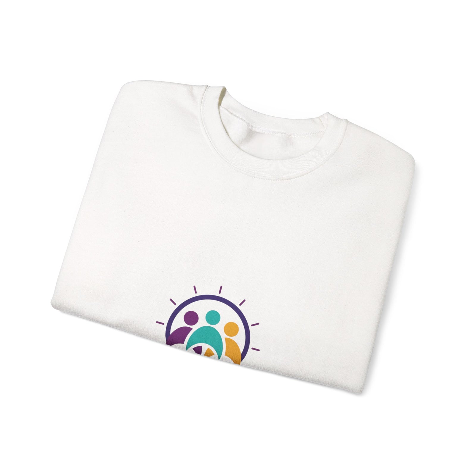 Solidarity Icon 'Together' Crewneck Sweatshirt | equality icon, minimal feminist design