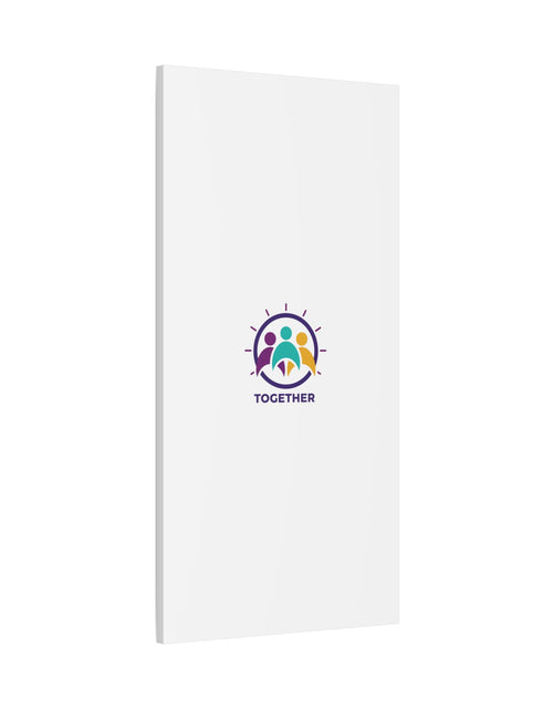 Load image into Gallery viewer, Together solidarity icon Canvas, Minimalist equality symbol, Support badge

