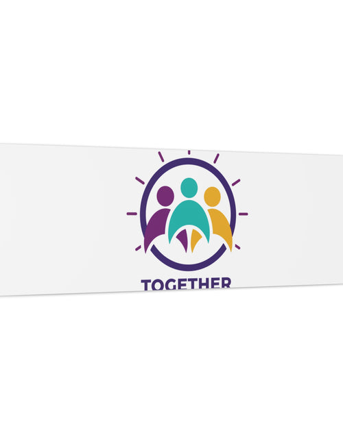 Load image into Gallery viewer, Together solidarity icon Canvas, Minimalist equality symbol, Support badge
