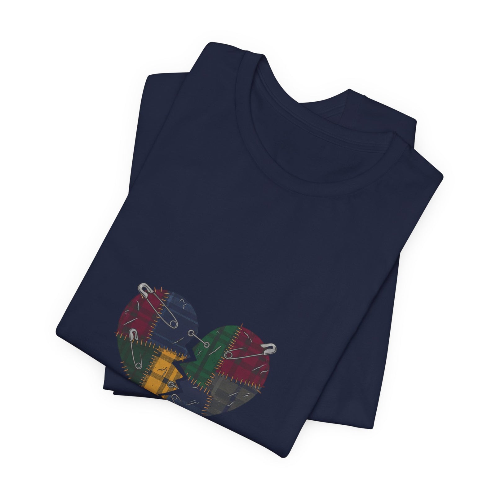 Plaid Broken Heart 'Still Loud' Tee | grunge shirt, punk graphic tee
