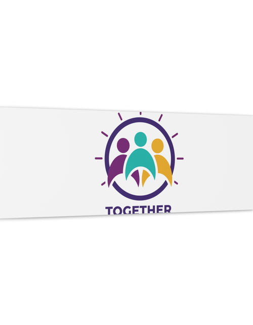 Load image into Gallery viewer, Together solidarity icon Canvas, Minimalist equality symbol, Support badge

