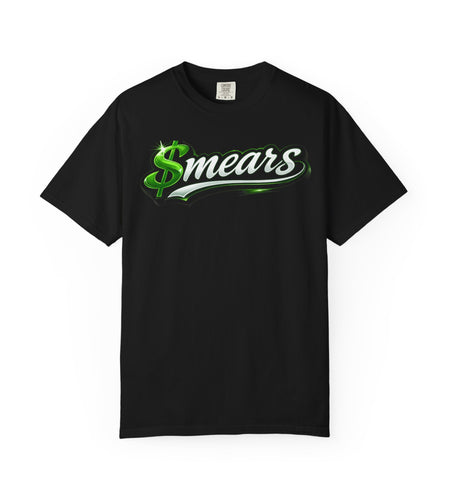 Smear Script T-Shirt — Bold Lip Art & mears Streetwear Tee