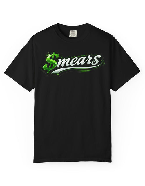 Load image into Gallery viewer, Smear Script T-Shirt — Bold Lip Art &amp; mears Streetwear Tee
