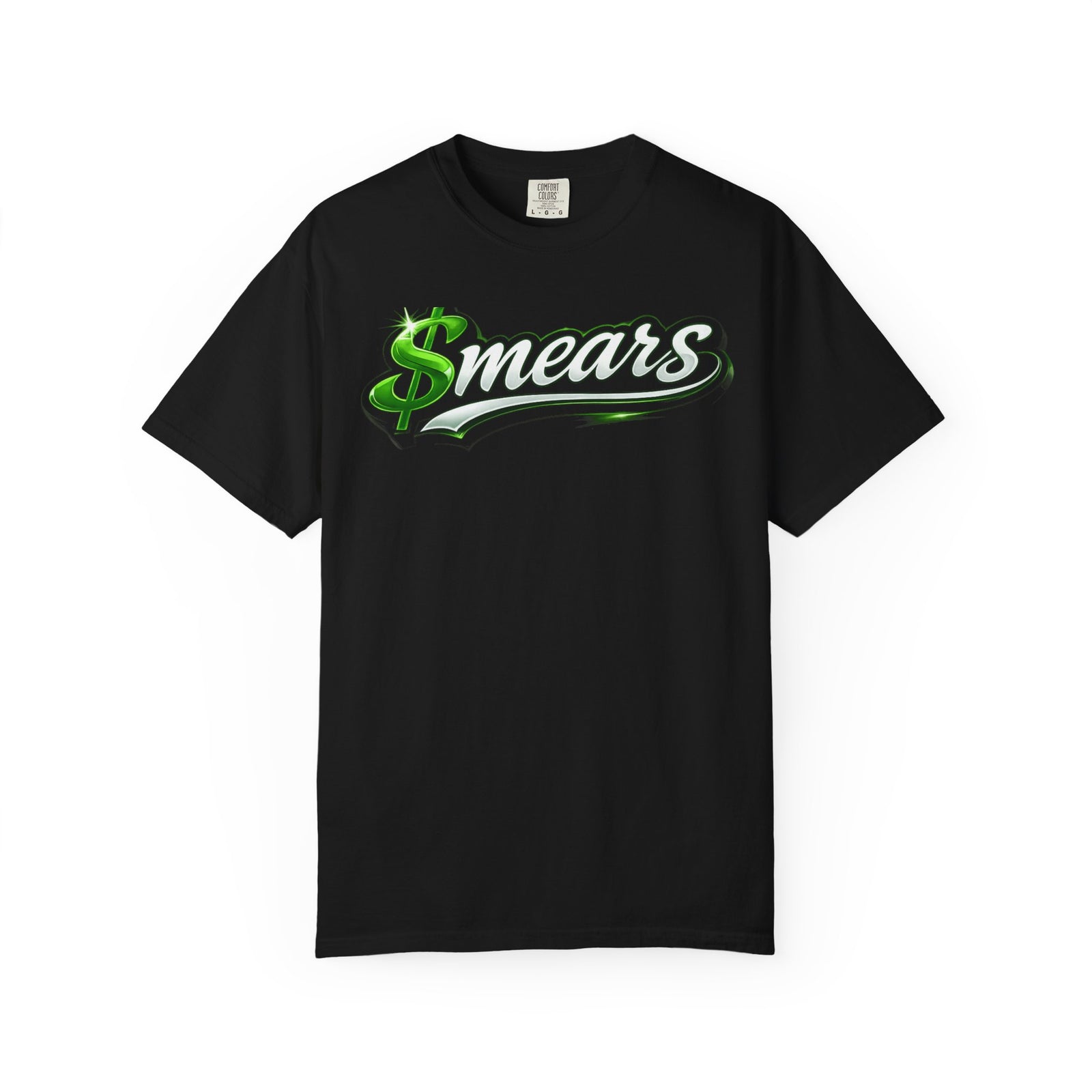 Smear Script T-Shirt — Bold Lip Art & mears Streetwear Tee
