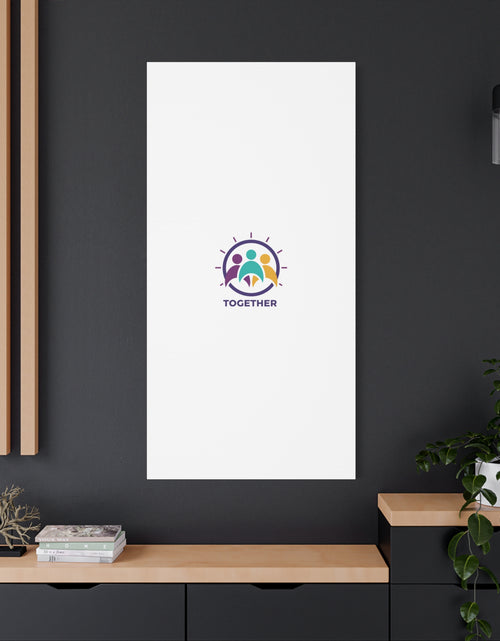 Load image into Gallery viewer, Together solidarity icon Canvas, Minimalist equality symbol, Support badge

