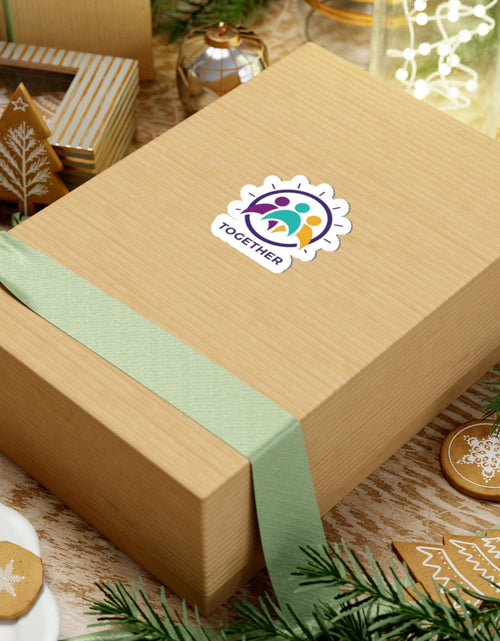 Load image into Gallery viewer, Solidarity Icon Together Sticker | equality icon, minimal feminist design
