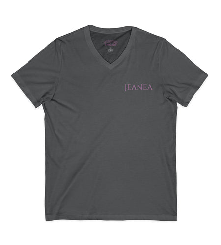 Unisex Jersey Short Sleeve V-Neck Tee