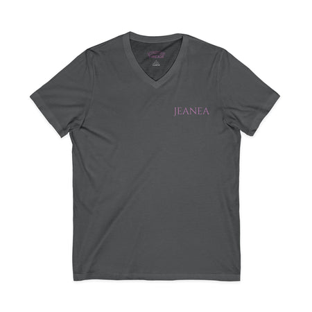 Unisex Jersey Short Sleeve V-Neck Tee