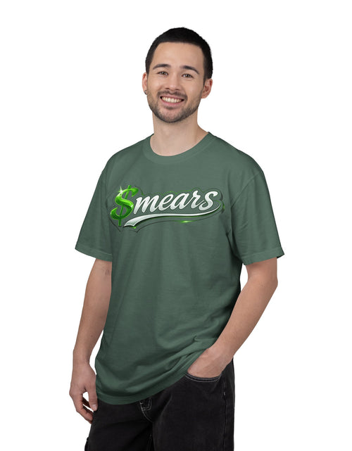 Load image into Gallery viewer, Smear Script T-Shirt — Bold Lip Art &amp; mears Streetwear Tee
