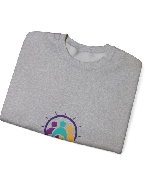 Load image into Gallery viewer, Solidarity Icon 'Together' Crewneck Sweatshirt | equality icon, minimal feminist design
