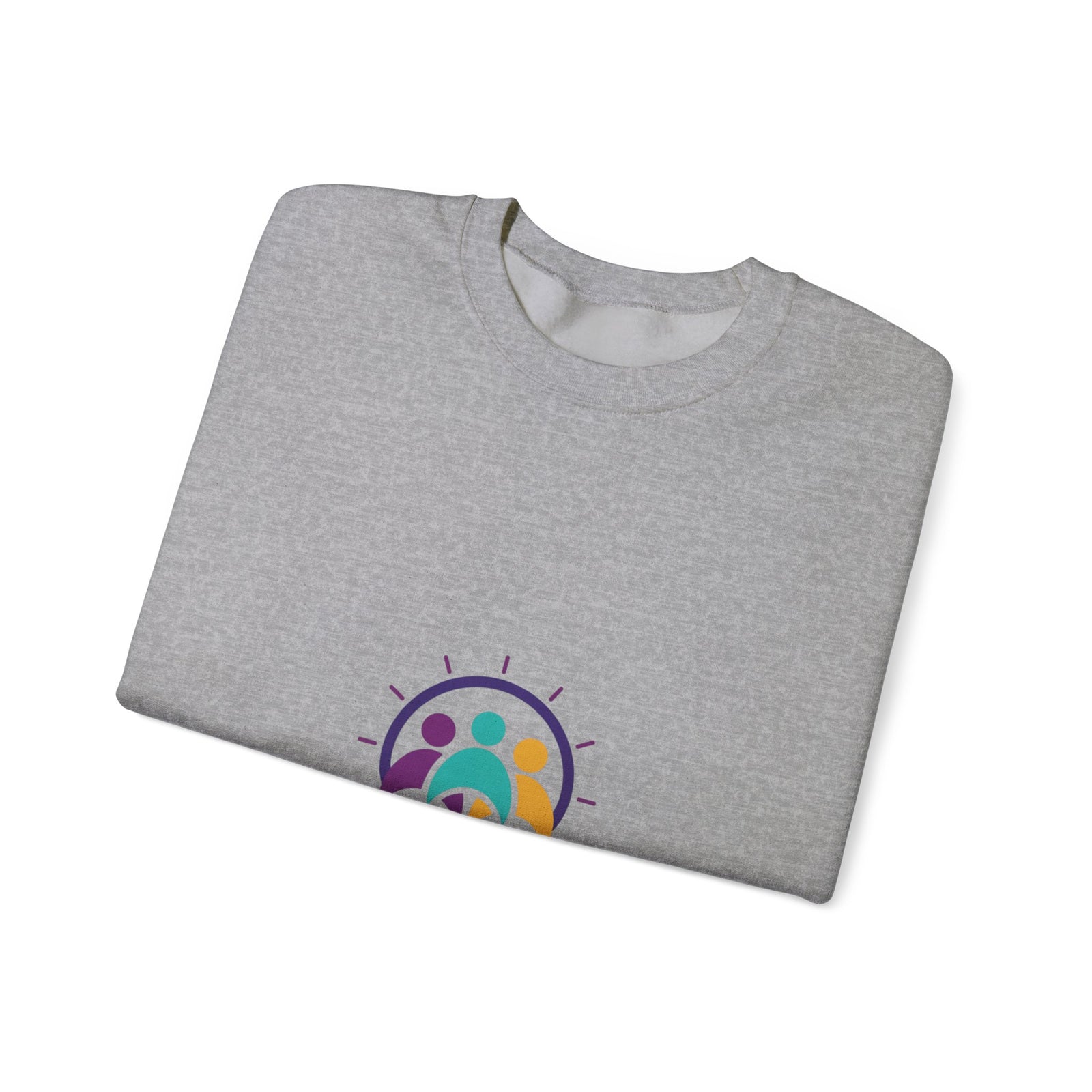 Solidarity Icon 'Together' Crewneck Sweatshirt | equality icon, minimal feminist design